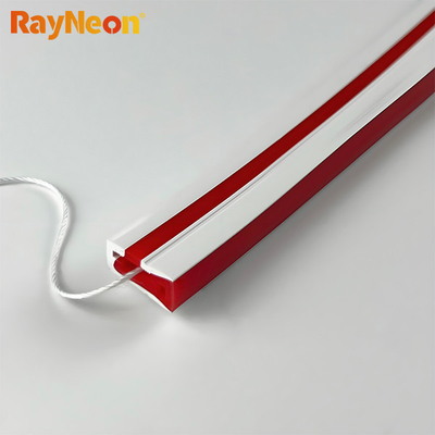 Side View Silicone Neon Tube 08*16mm Red LED Strip Lights IP67 Waterproof Customized