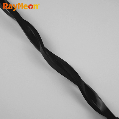 Full Black Outdoor LED Neon Strips 13*5mm Waterproof Flexible RGB LED Neon Light Strip