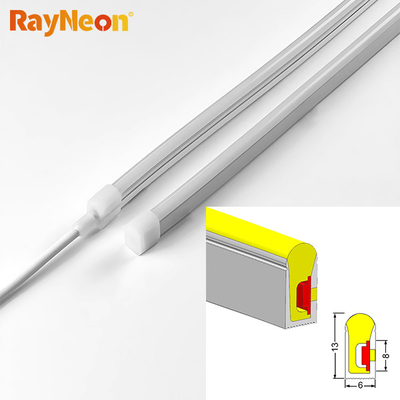 06*13mm IP65 Waterproof Neon Lights 12V Silicone Side View RGB LED Neon Flex Strip Light