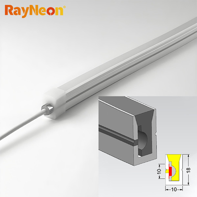 10*18mm Silicone LED Neon Flex Strip Lighting RGB 12V 24V Side View IP67 Indoor Neon Lights