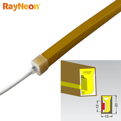 12*20mm Flexible RGB LED Neon Light 3000K 4000K 5000K DC24V Silicone 2835 SMD LED Strip