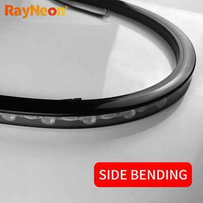 Top And Side Bend Flexible LED Neon Strip Lights 24V Silicone Flex LED Wall Washer IP65