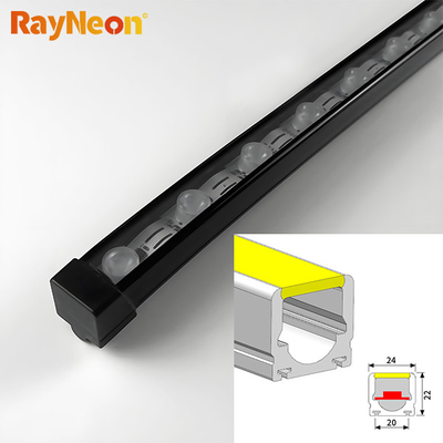 Silicon Flex LED Wall Washer DC24V DMX512 Dimmable RGBW LED Wall Washer Lights Outdoor IP68
