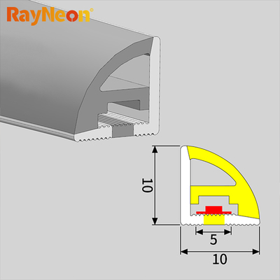 10*10 Silicone Neon Strip Light Right Angle Indoor Outdoor Low Voltage LED Strip Light