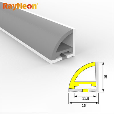 16*16 Low Voltage Silicone LED Light Strip Right Angle Waterproof 90° Curved Line Light