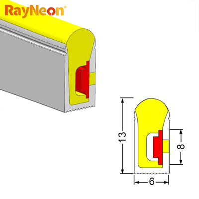 06*13mm Silicone Flexible LED Neon Tube IP65 Anti Drop Side Emitting Flexible LED Neon Strip Lights