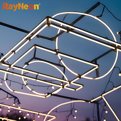 Outdoor Indoor LED Circular Neon Light Flex 360° IP67 Flexible Silicone Neon Strip