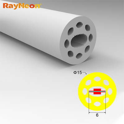 Circular Silicone Neon LED Strip Lights IP67 Waterproof 360 Degree Flex Neon Light Profile