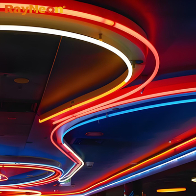 Circular Silicone Neon LED Strip Lights IP67 Waterproof 360 Degree Flex Neon Light Profile