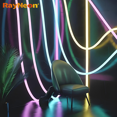 Silicone Circular Neon LED Flex 360° IP67 Waterproof Neon Flex Light Strip 5mm Width