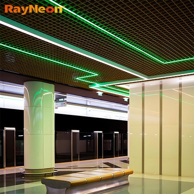 8mm Width Green RGB COB LED Strip Light DC12V DC24V Commercial Decorative Neon Light