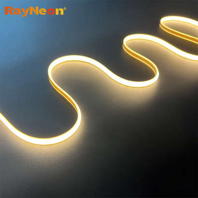 D Shaped Flexible 8mm Wide COB Neon LED Strip Silicone Waterproof Embedded LED Light Strips