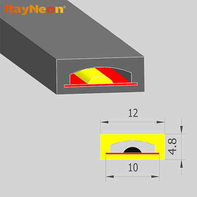 Outdoor Flexible COB Neon Light DC12V DC24V SMD 2835 10mm RGB LED Strip 120leds/M