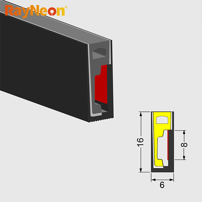 Side View Transparent Silicone Neon Tube 06*16mm Side Emitting LED Strip Waterproof