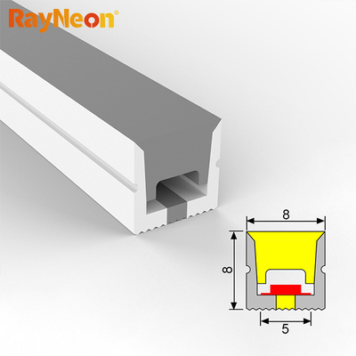 08*08mm Flexible LED Neon Tube Light IP65 IP67 Waterproof Outdoor LED Neon Strip Lights