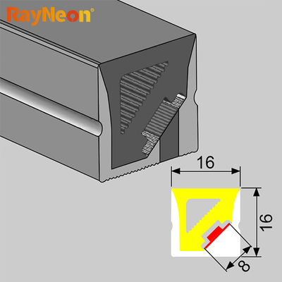 3D Bendable Neon Light 16*16mm RGB RGBW Flexible Waterproof IP67 Outdoor LED Wall Washer