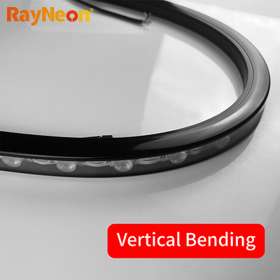 Top And Side Bend Flexible LED Neon Strip Lights 24V Silicone Flex LED Wall Washer IP65