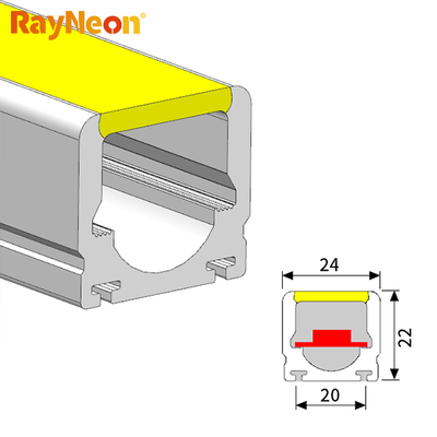 Silicon Flex LED Wall Washer DC24V DMX512 Dimmable RGBW LED Wall Washer Lights Outdoor IP68