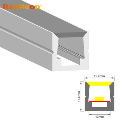 Side Curved Flexible Led Neon Strip Light 24v Silicone Flexible Led Wall Washer Light Ip65