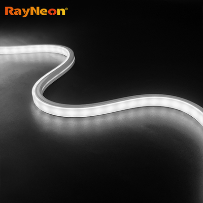 Silicone flexible waterproof LED three sided luminous neon light 12 * 12mm indoor and outdoor neon decorative light