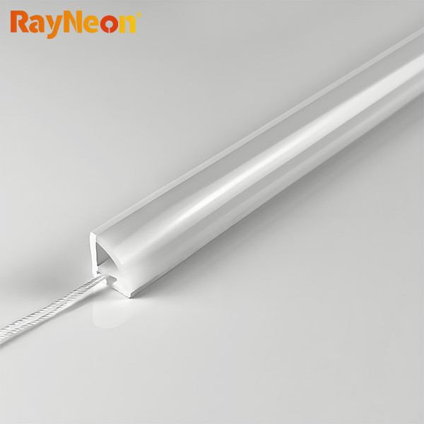 Fan Shaped Neon Light Silicone Tube 16 * 16mm Positive Light IP67 Waterproof Customized
