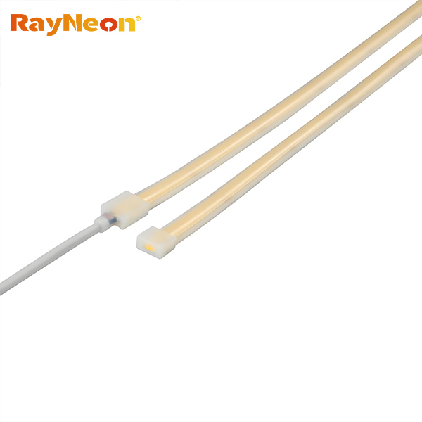 D Shaped Flexible 8mm Wide COB Neon LED Strip Silicone Waterproof Embedded LED Light Strips